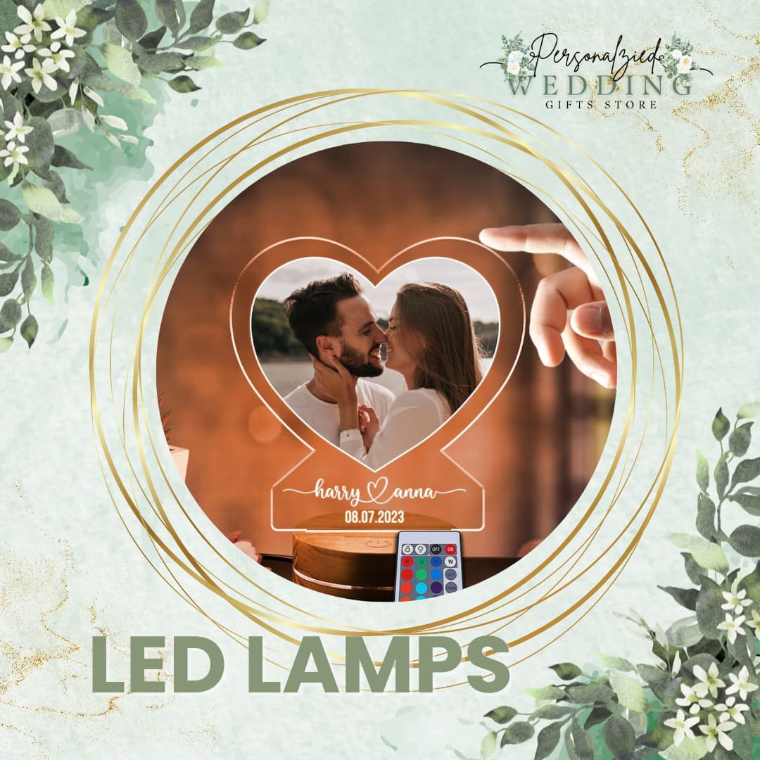 Personalized Wedding Led Lamps Collection